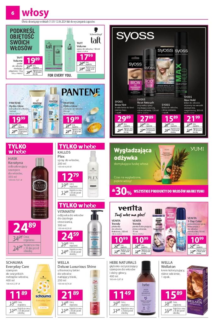Gazetka promocyjna Hebe str. 6