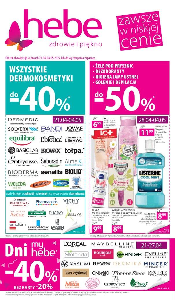 Gazetka promocyjna Hebe str. 1