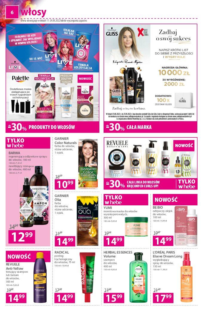 Gazetka promocyjna Hebe str. 6