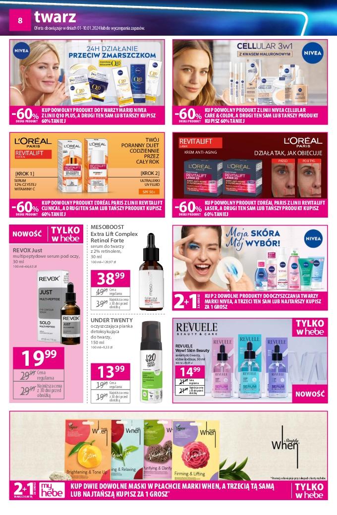 Gazetka promocyjna Hebe str. 8