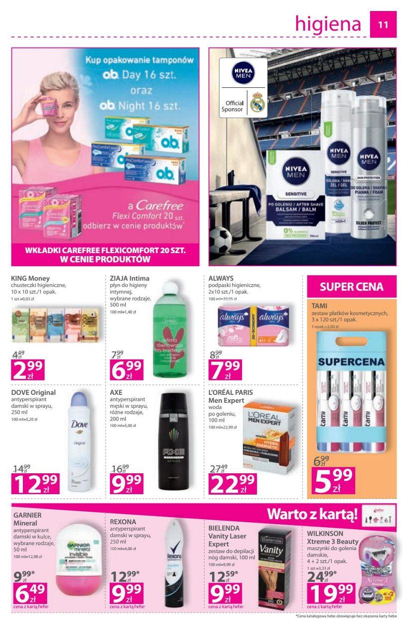 Gazetka promocyjna Hebe str. 11