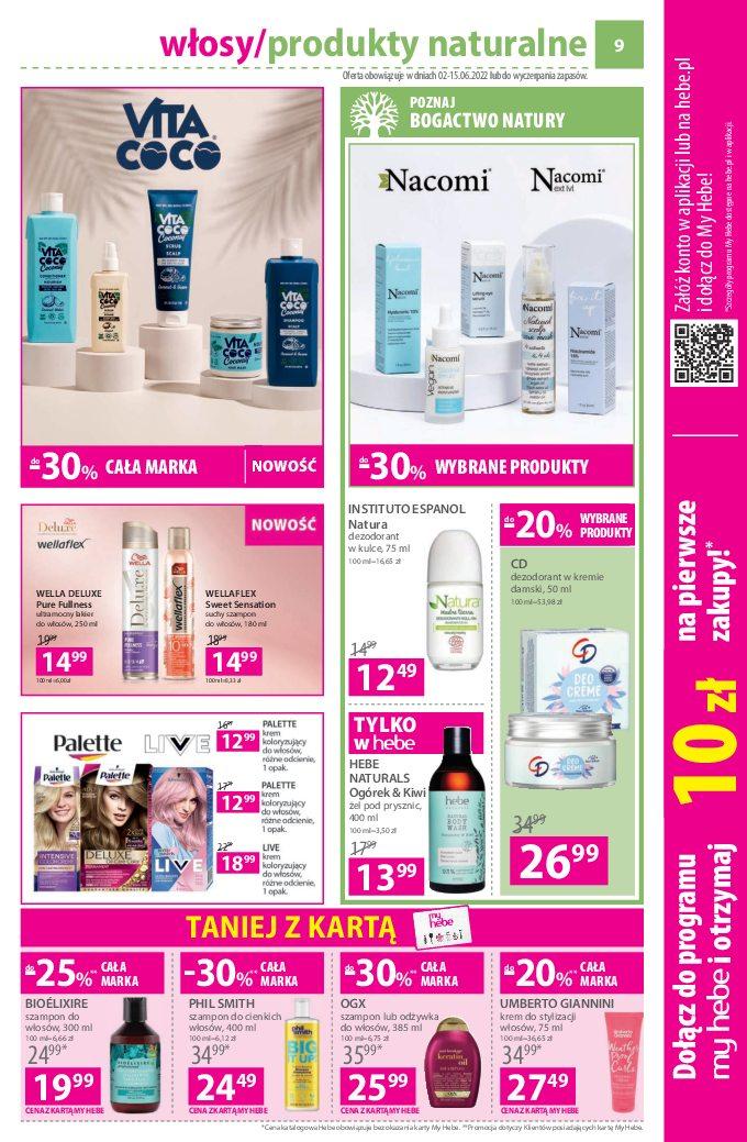 Gazetka promocyjna Hebe str. 9