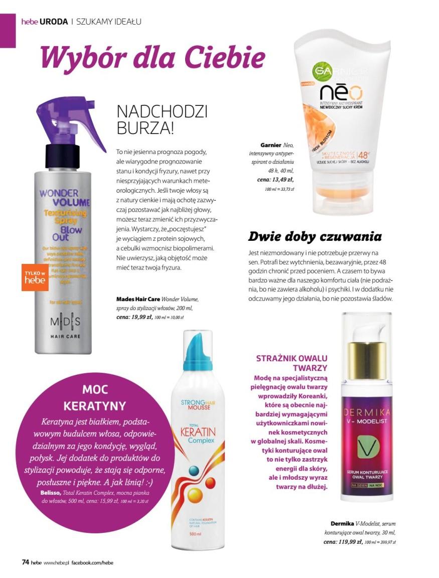 Gazetka promocyjna Hebe str. 74