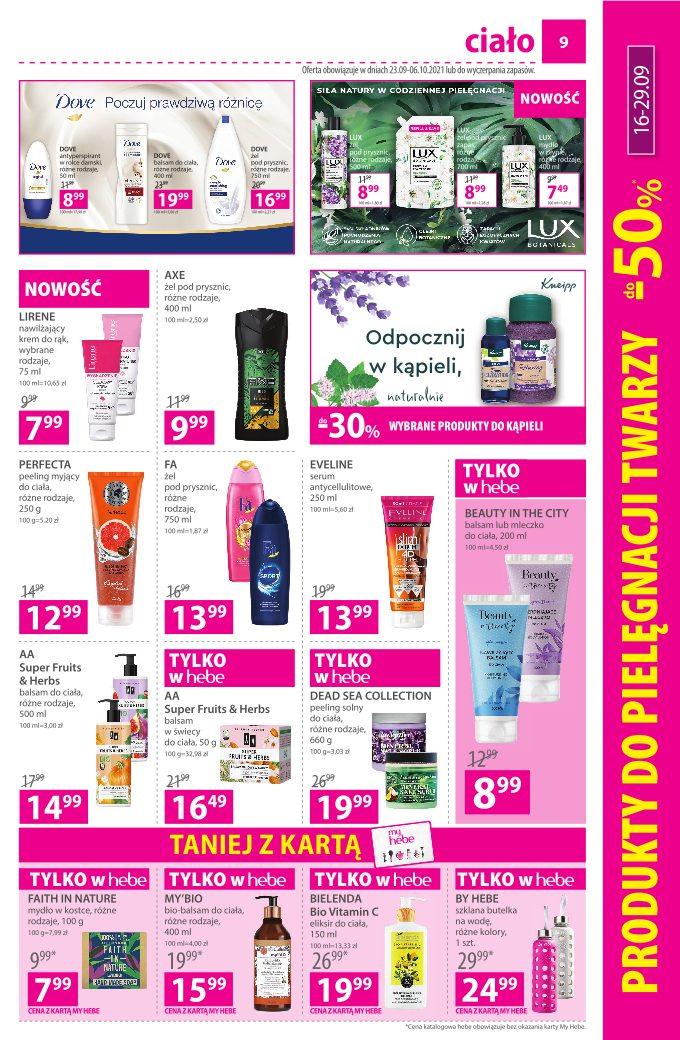 Gazetka promocyjna Hebe str. 9