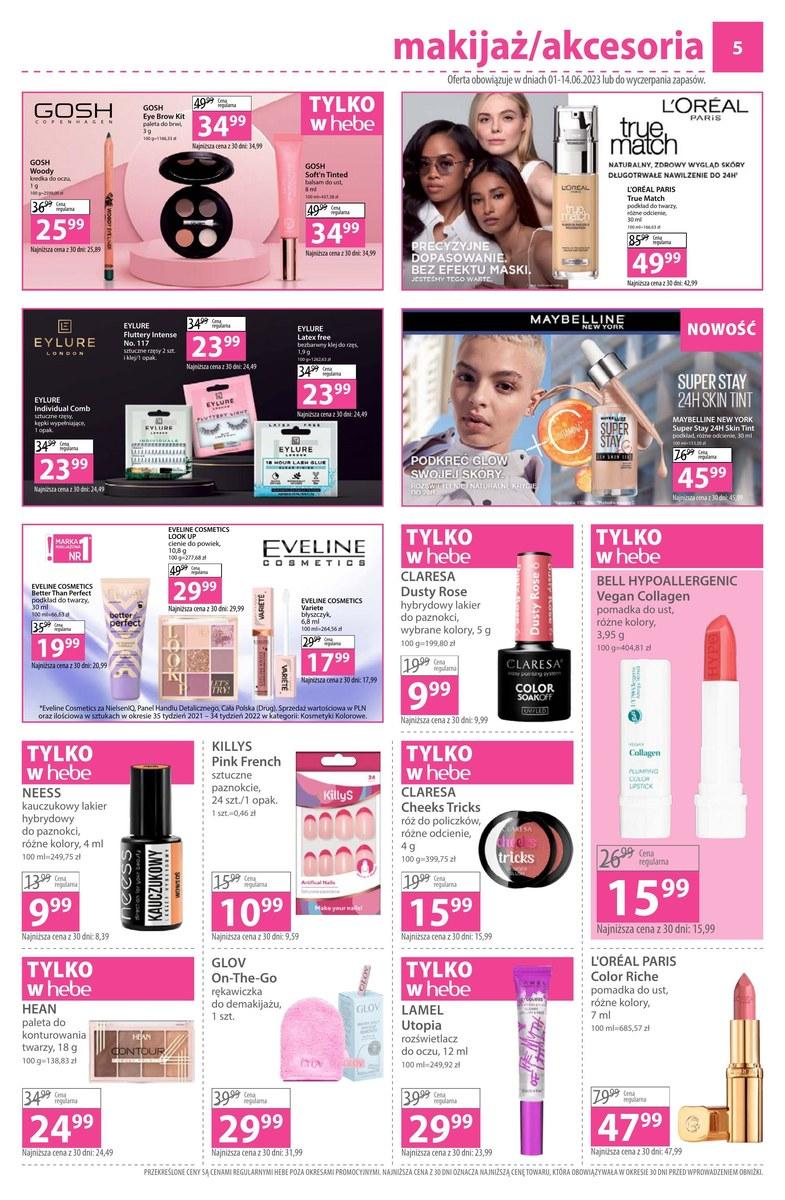 Gazetka promocyjna Hebe str. 5