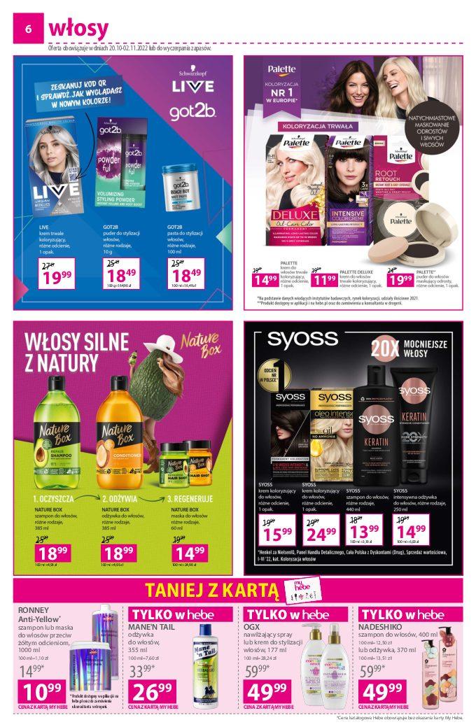 Gazetka promocyjna Hebe str. 6