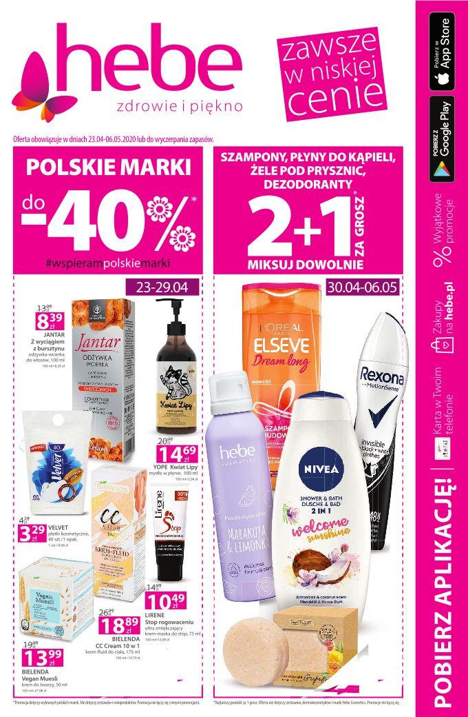 Gazetka promocyjna Hebe str. 1