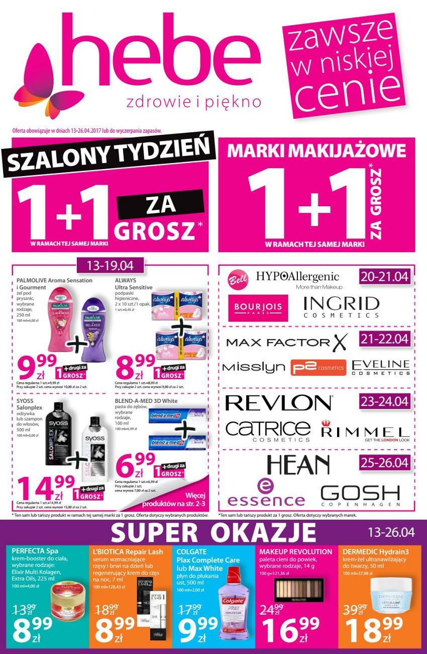 Gazetka promocyjna Hebe str. 1