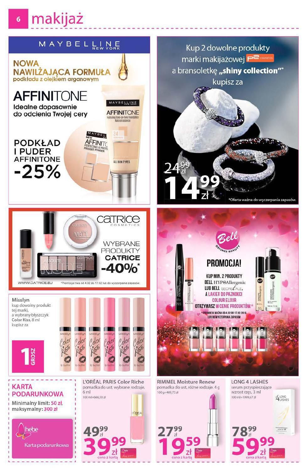 Gazetka promocyjna Hebe str. 6