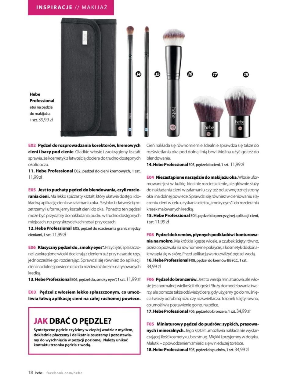 Gazetka promocyjna Hebe str. 18