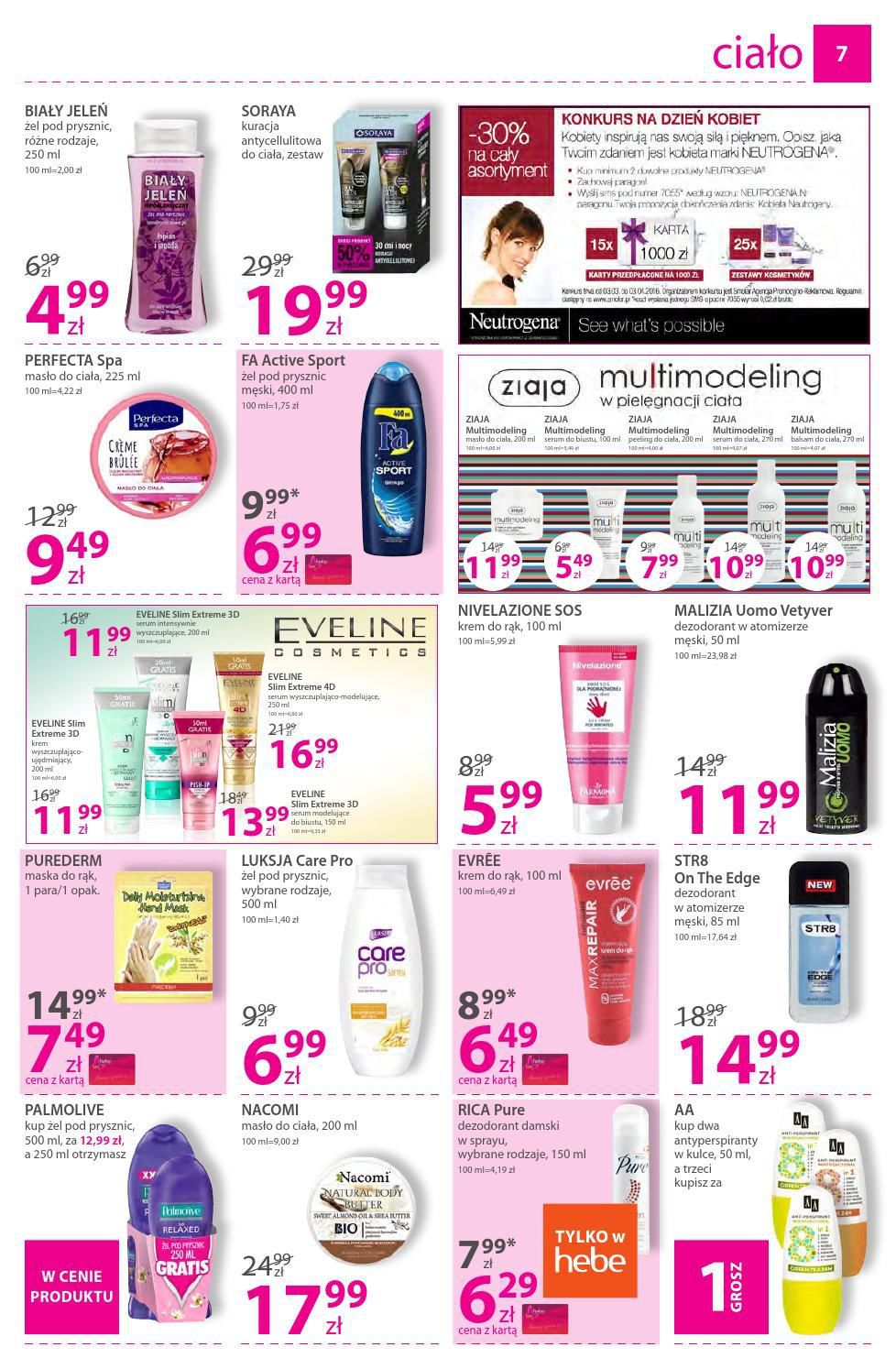 Gazetka promocyjna Hebe str. 7