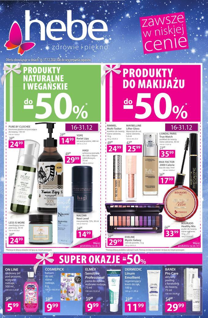 Gazetka promocyjna Hebe str. 1