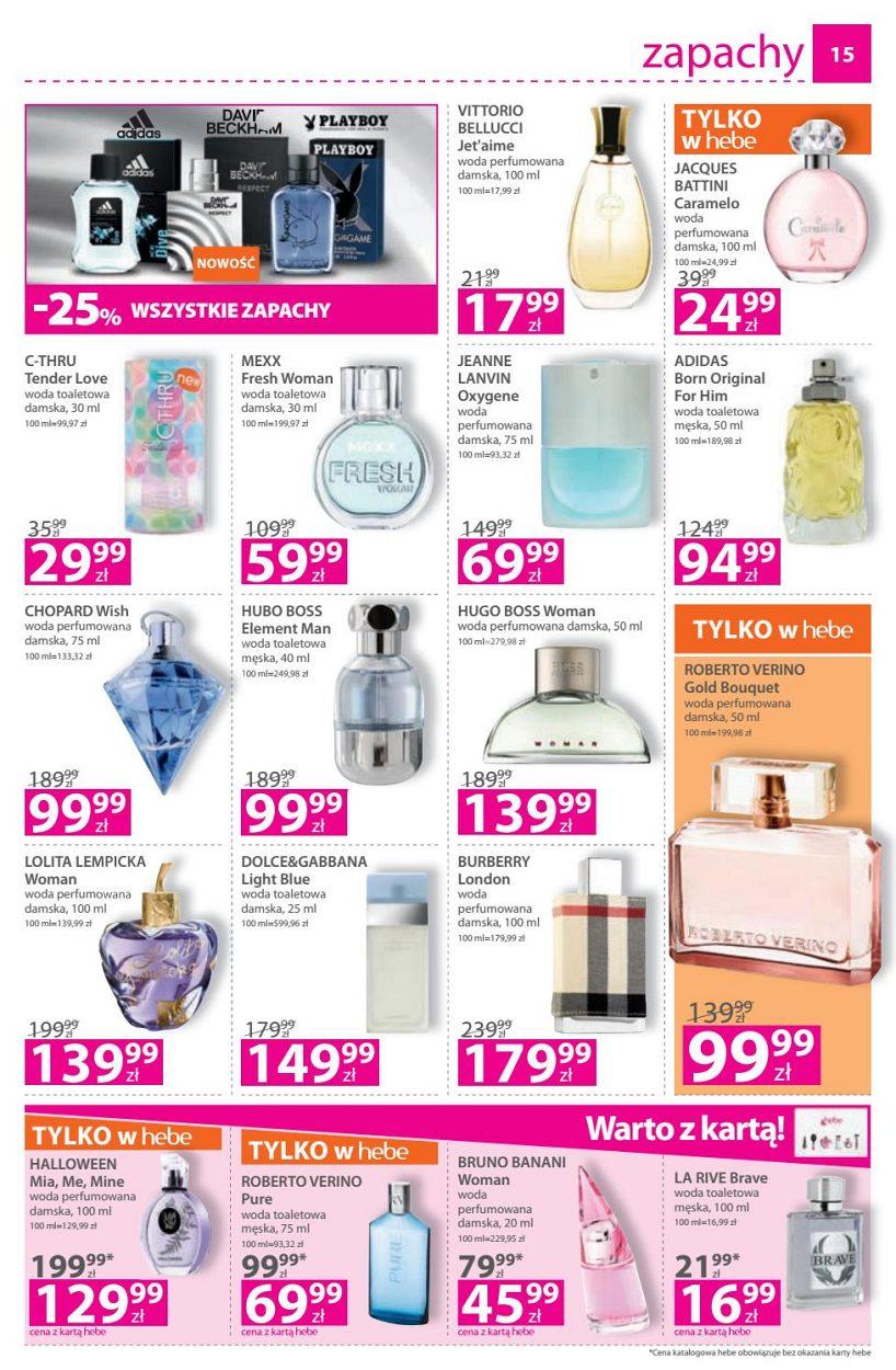 Gazetka promocyjna Hebe str. 15