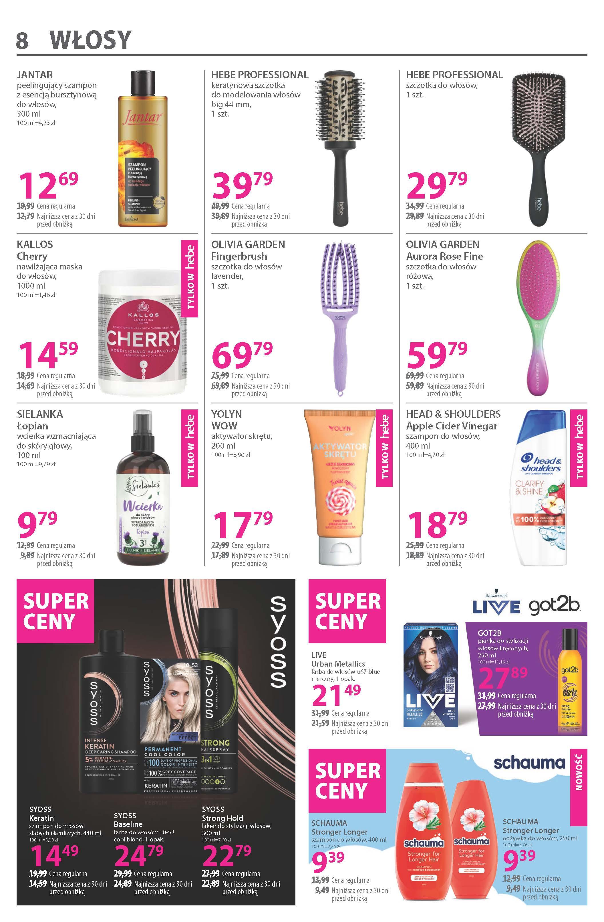 Gazetka promocyjna Hebe str. 8