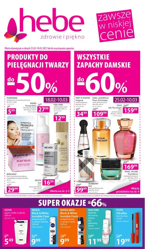 Gazetka promocyjna Hebe str. 1