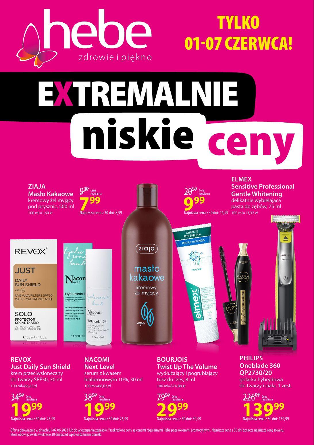 Gazetka promocyjna Hebe str. 1