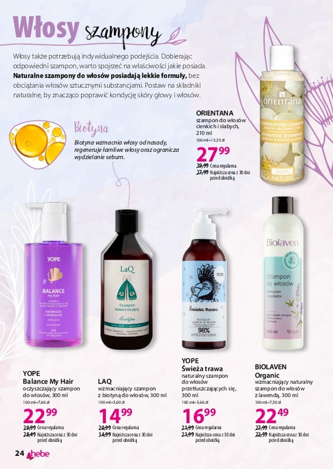 Gazetka promocyjna Hebe str. 24