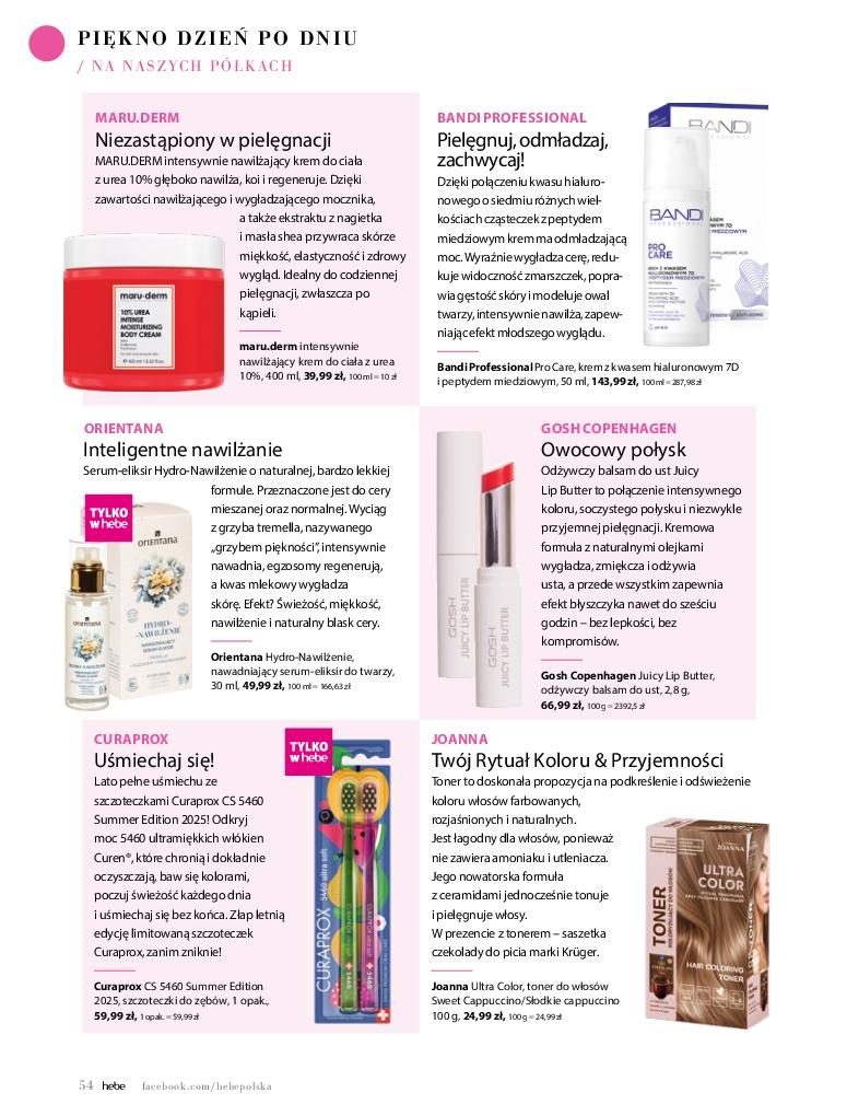 Gazetka promocyjna Hebe str. 54