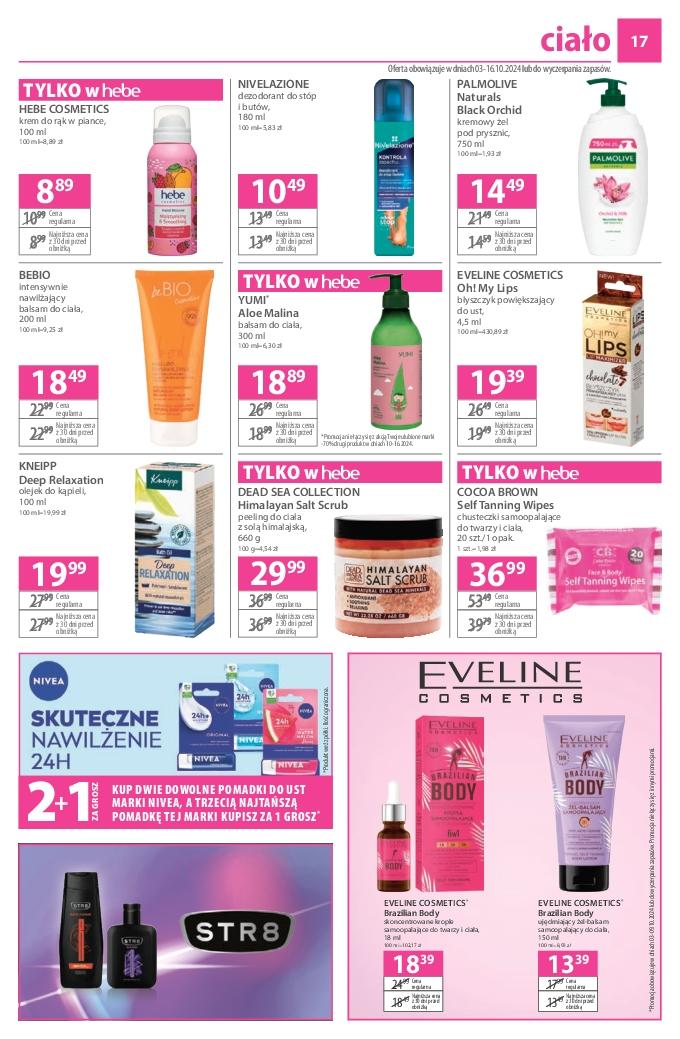 Gazetka promocyjna Hebe str. 17