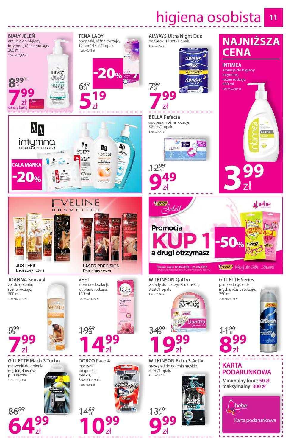 Gazetka promocyjna Hebe str. 11