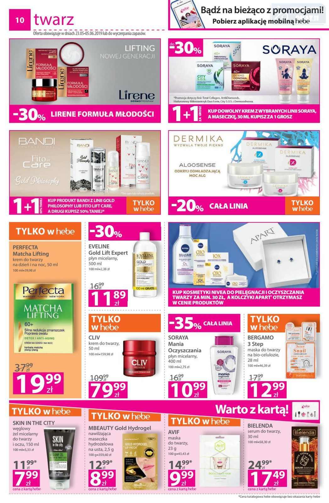 Gazetka promocyjna Hebe str. 10