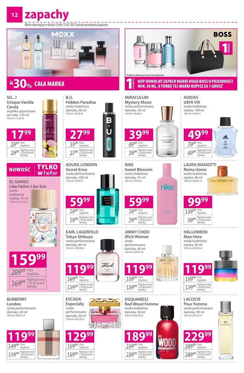 Gazetka promocyjna Hebe str. 12
