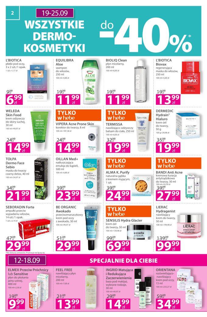 Gazetka promocyjna Hebe str. 2