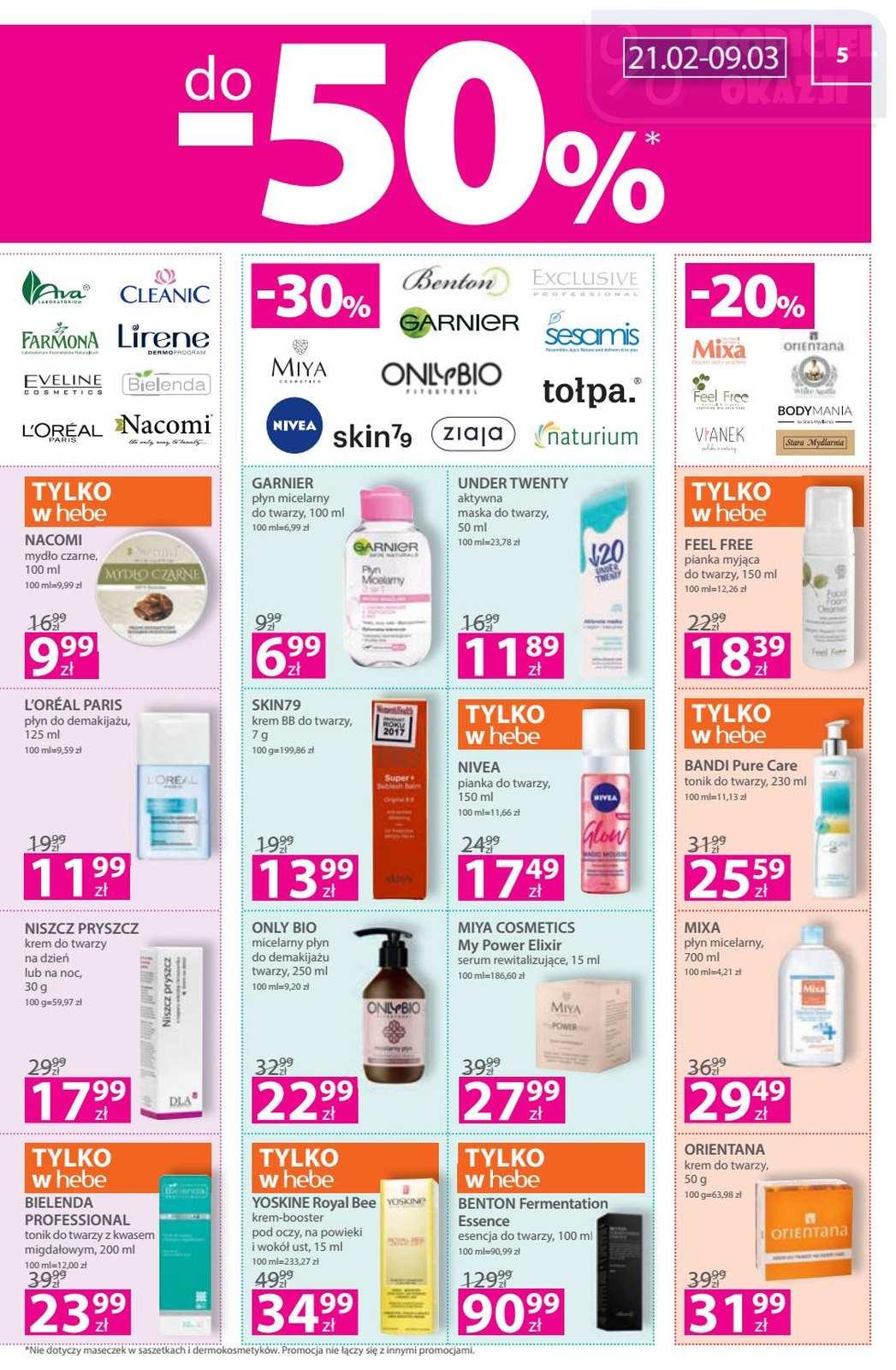 Gazetka promocyjna Hebe str. 5