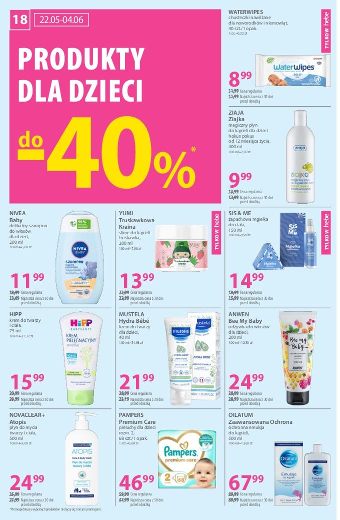 Gazetka promocyjna Hebe str. 18