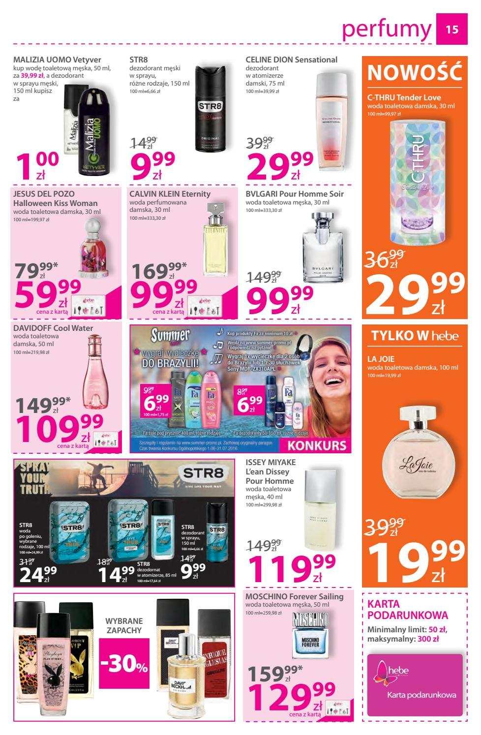 Gazetka promocyjna Hebe str. 15