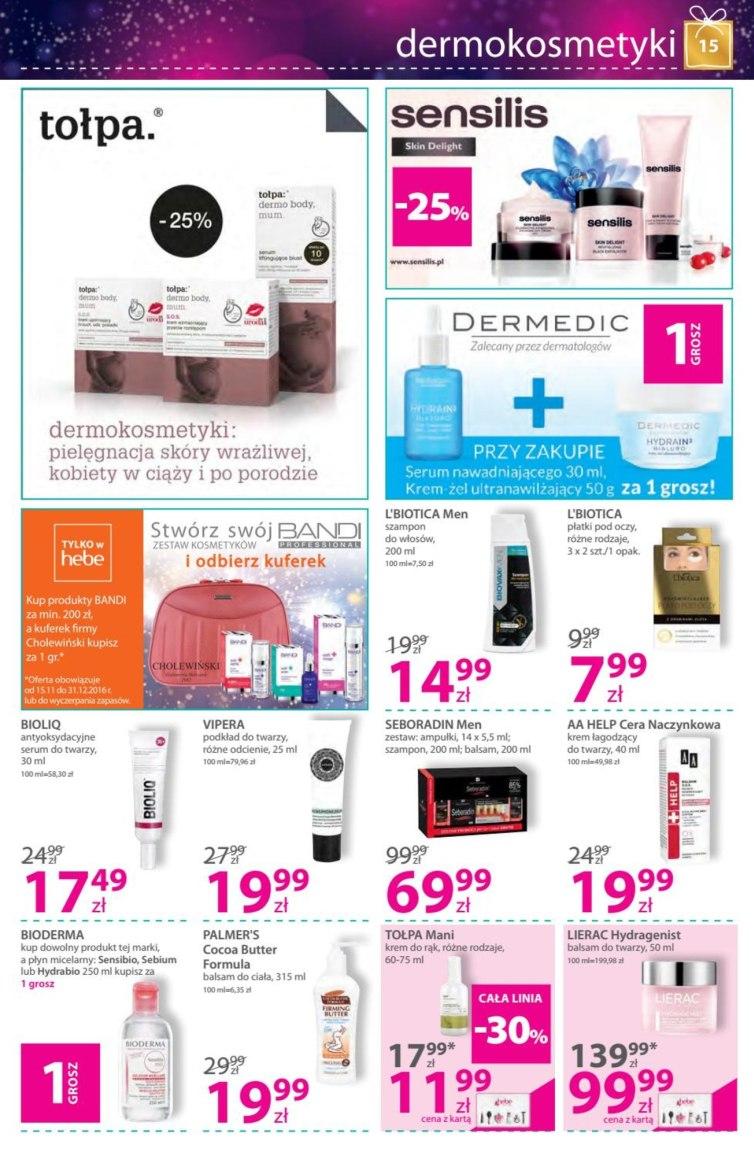 Gazetka promocyjna Hebe str. 15