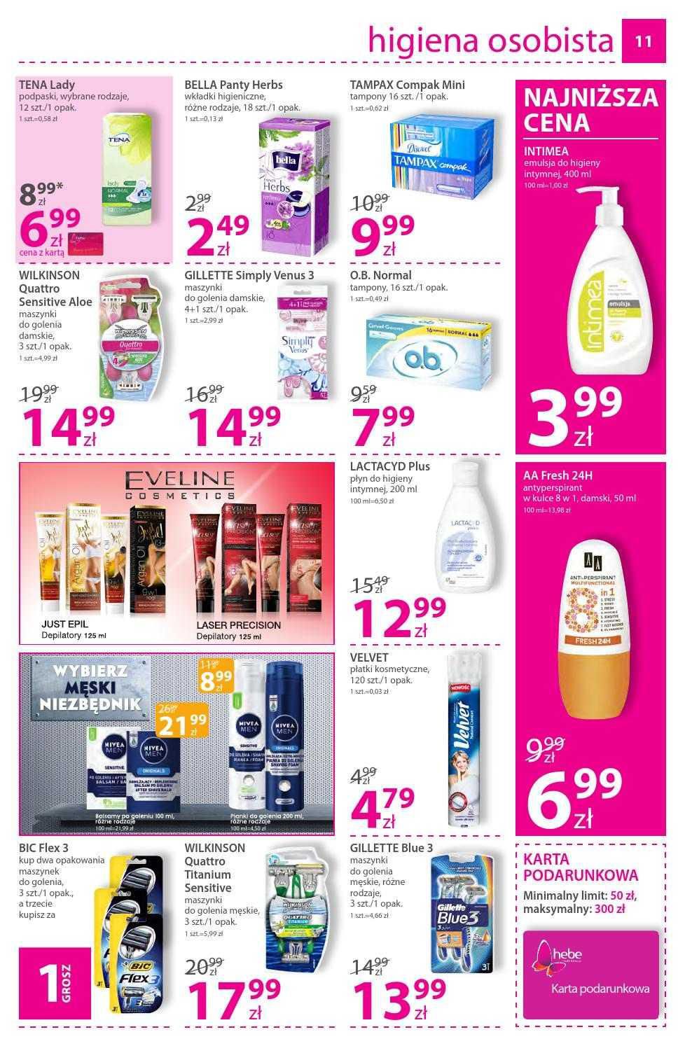 Gazetka promocyjna Hebe str. 11