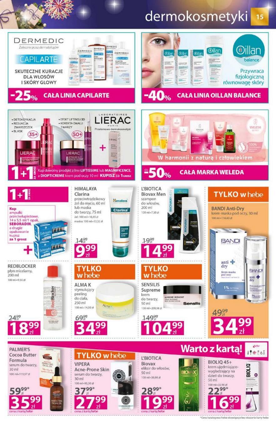 Gazetka promocyjna Hebe str. 15
