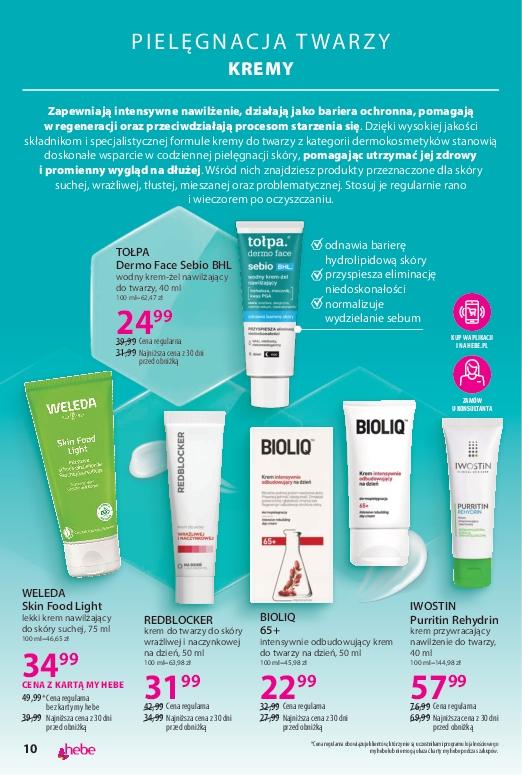 Gazetka promocyjna Hebe str. 10