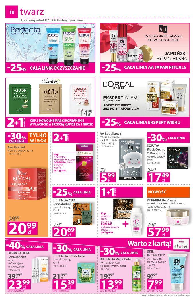 Gazetka promocyjna Hebe str. 10