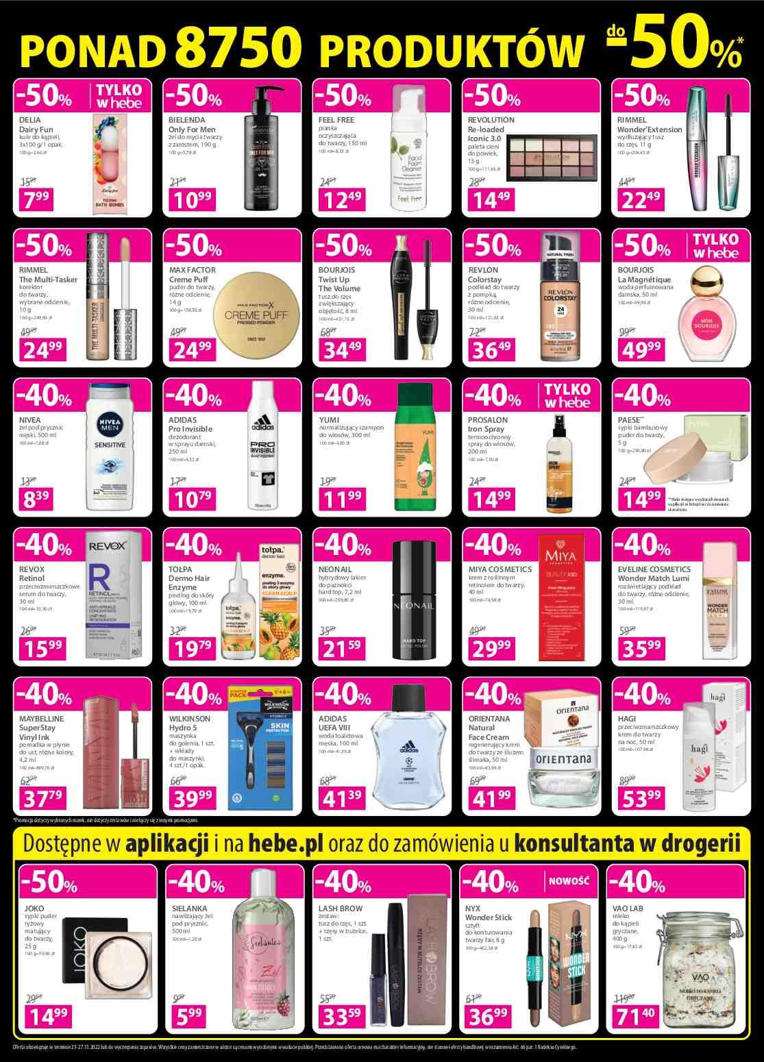 Gazetka promocyjna Hebe str. 2