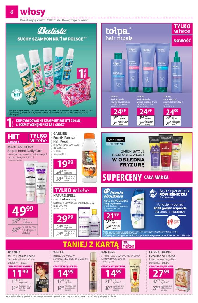 Gazetka promocyjna Hebe str. 6