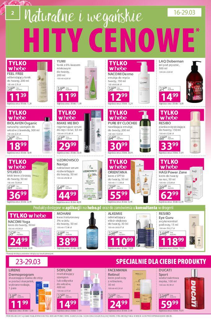 Gazetka promocyjna Hebe str. 2