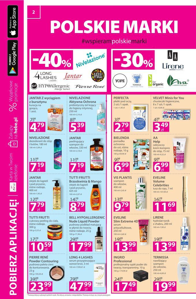 Gazetka promocyjna Hebe str. 2