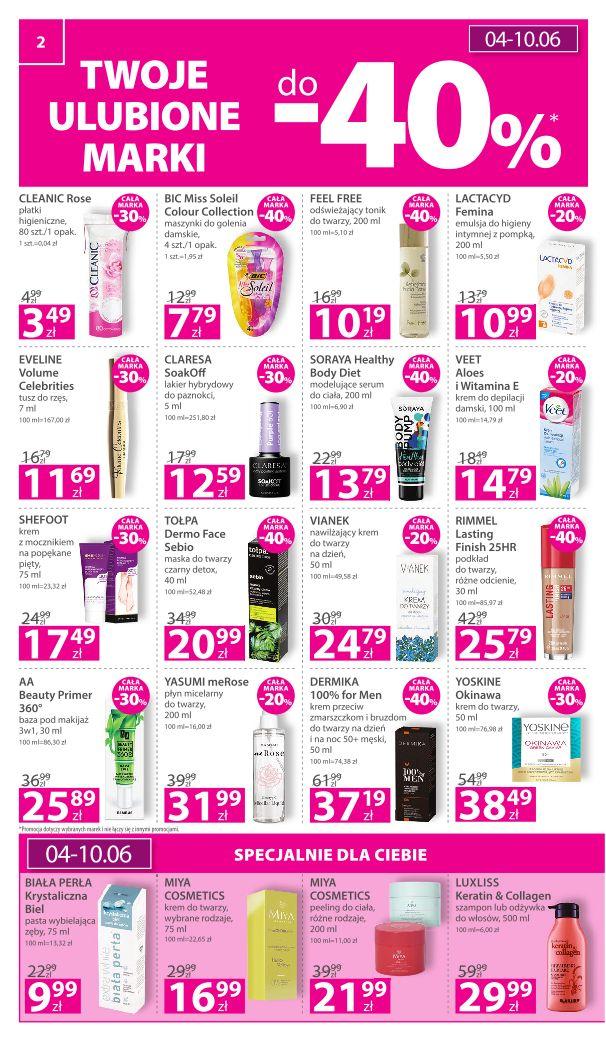 Gazetka promocyjna Hebe str. 2