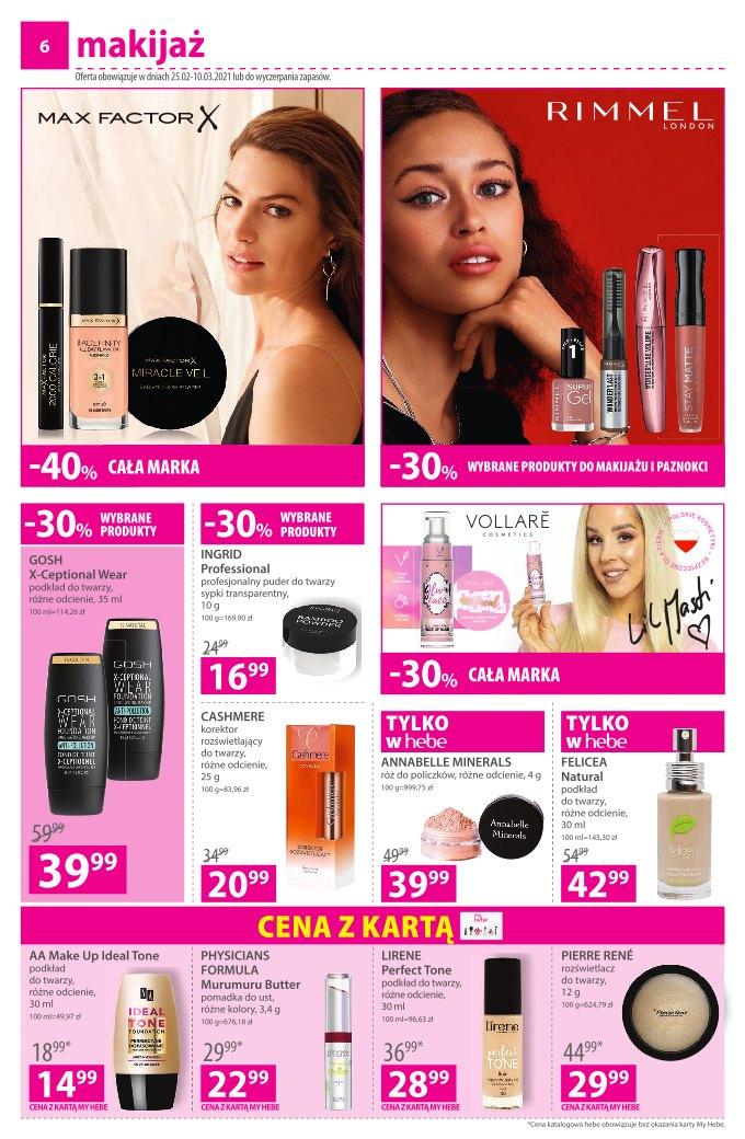 Gazetka promocyjna Hebe str. 6