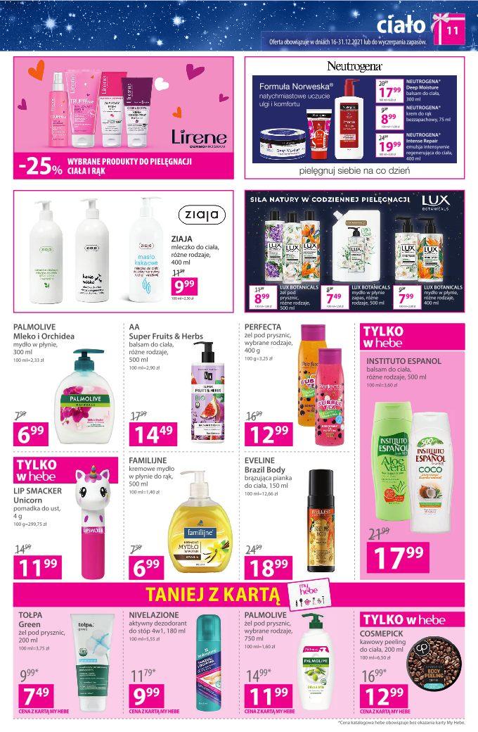 Gazetka promocyjna Hebe str. 11