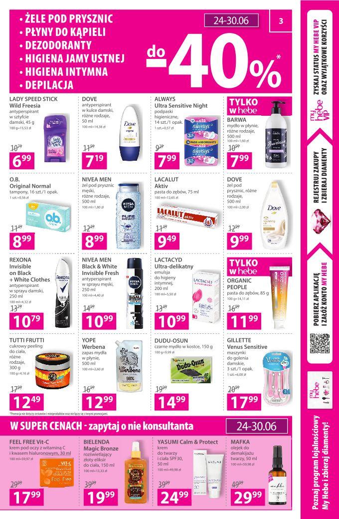 Gazetka promocyjna Hebe str. 3