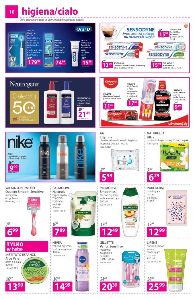 Gazetka promocyjna Hebe str. 10