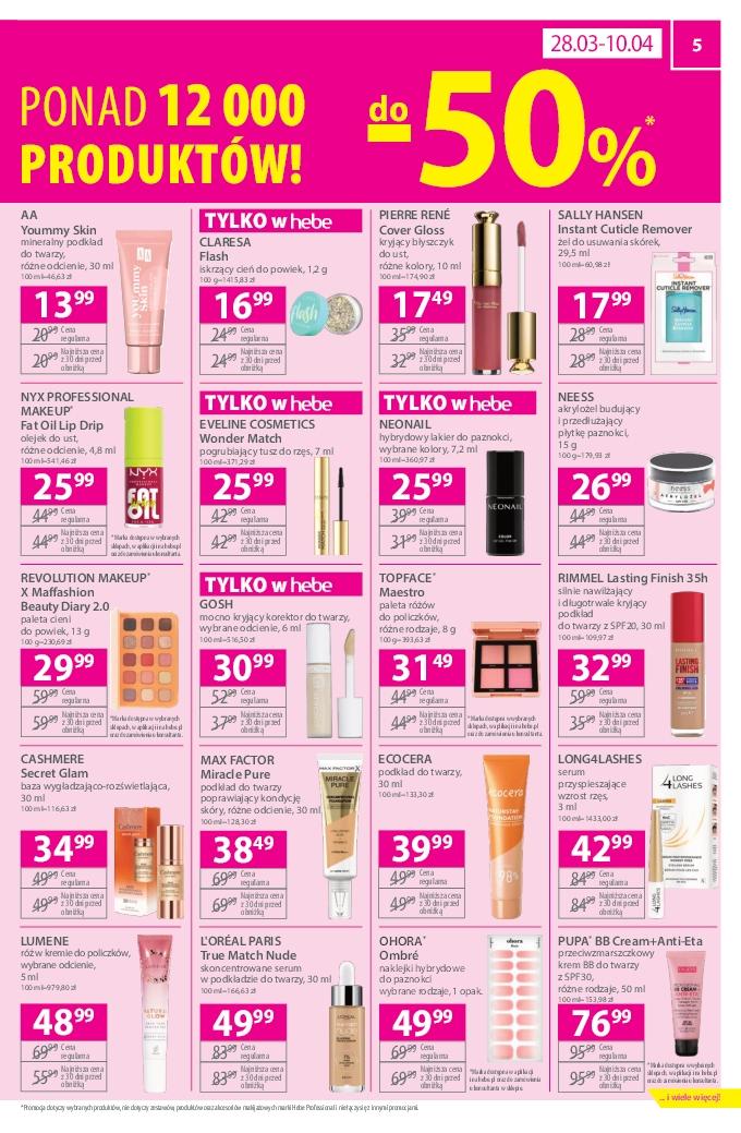 Gazetka promocyjna Hebe str. 5