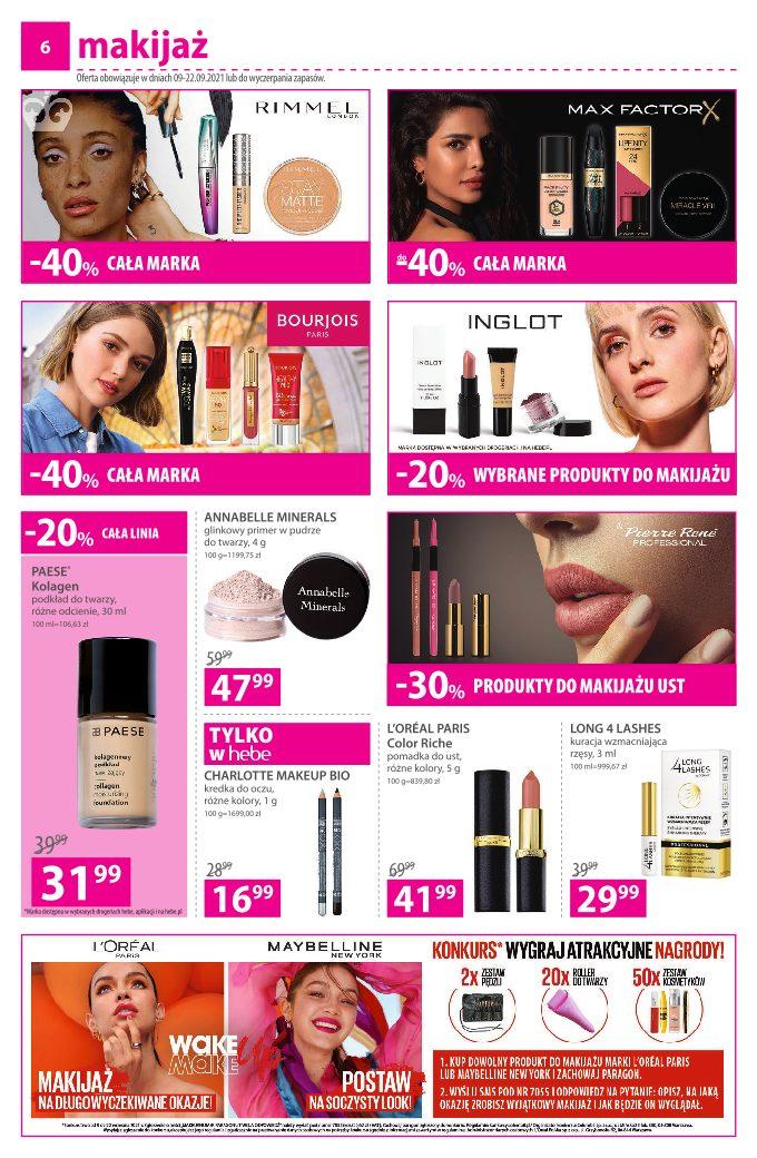 Gazetka promocyjna Hebe str. 6