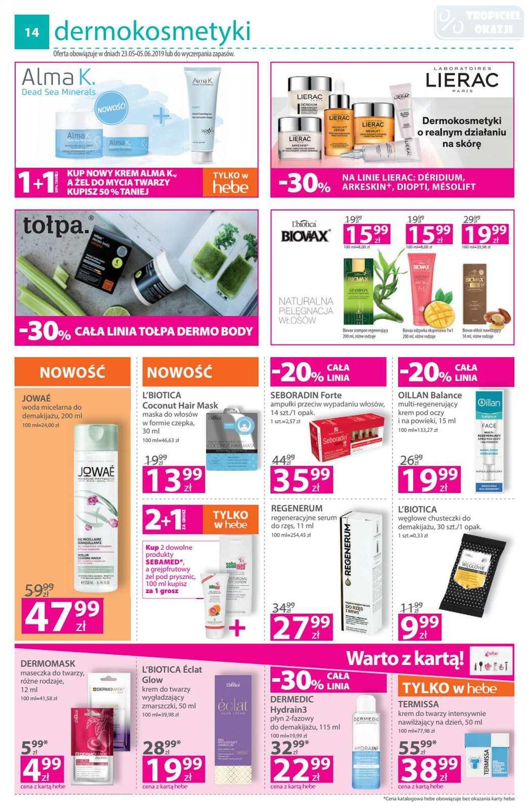 Gazetka promocyjna Hebe str. 14