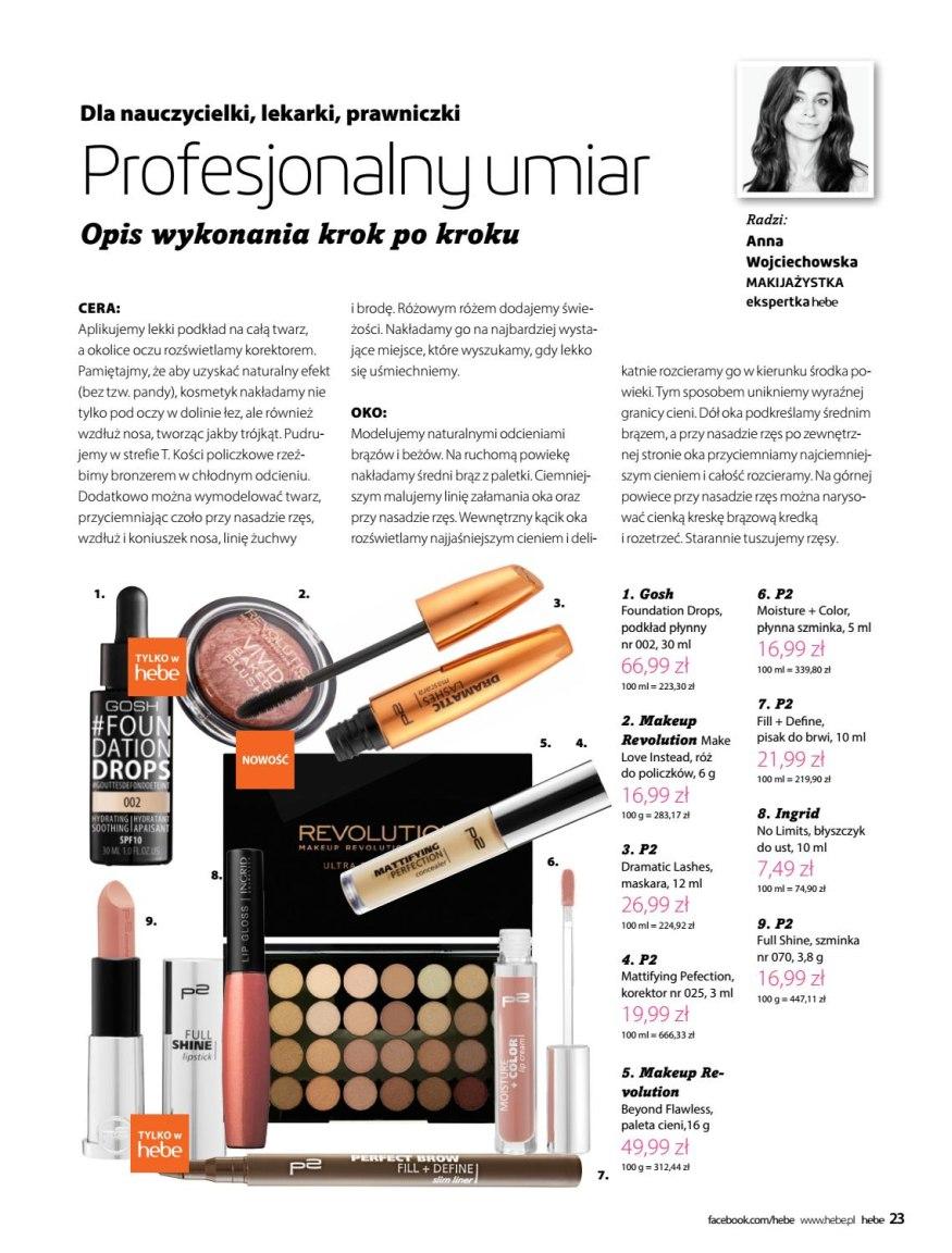 Gazetka promocyjna Hebe str. 23