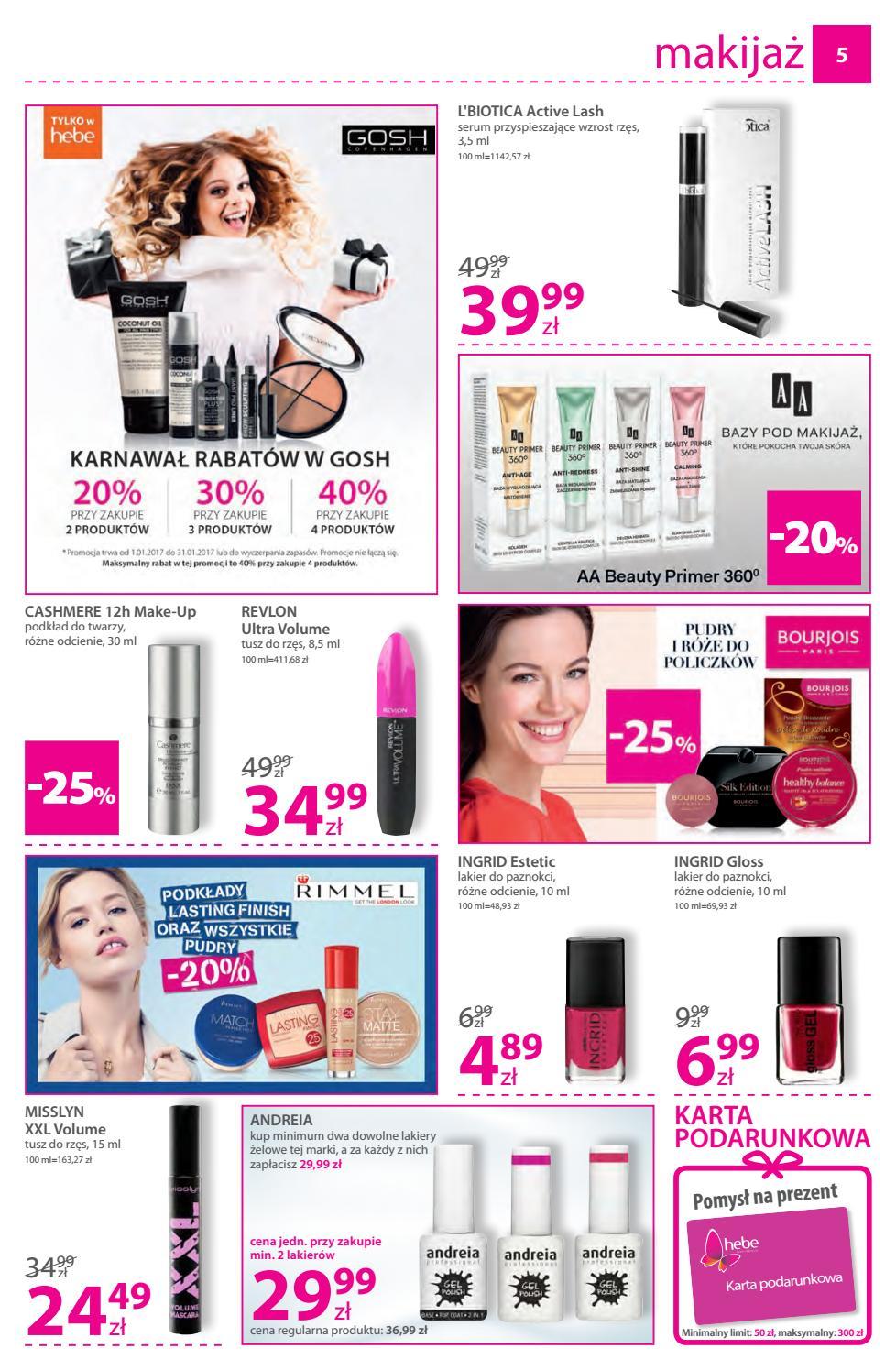 Gazetka promocyjna Hebe str. 5