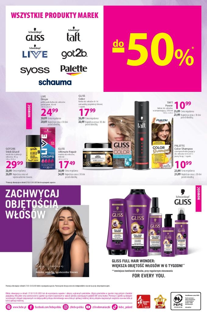 Gazetka promocyjna Hebe str. 18